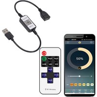 5v 12V usb dc 5521 Magic Home Mini Bluetooth Led Monochrome Dimmer Controller Single Color Strip Mobile app Control