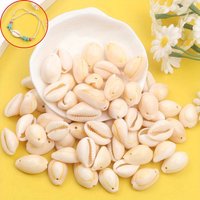 10/30/50pcs White Shell Decorative Beads, DIY Necklacess, Earrings, Vacations, Birthday Gifts, Jewelry Decoration Accessories