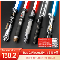 TXQ Lightsaber Combat Anakin SNpixel RGB Smooth Swing Metal Force TOYS Laser Light Skywalke Gift Proffie TREX