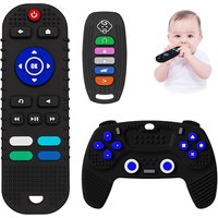 Silicone Baby Teething Toys BPA Free TV Remote Control Shape Teething Toys Chew Relief Soothe Babies Gums for Babies Toddlers