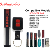 868mhz Garage Door Remote Control For SOMMER 4020 TX03-868-4 4026 4031 SOMMER APERTO 4025 4021 Gate Opener