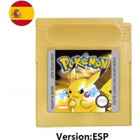 NEW 21 Styles Pokémon 16-Bit GBC Game Cartridge Red Blue Green Gold Silver Crystal French/Spanish/German/English Version