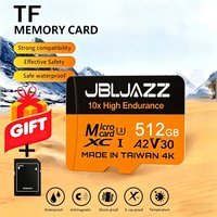 High Speed Micro TF SD Card 128GB 256GB Class 10 U3 V30 Up to 100MB/s for Camera Drone Driving Recorder Waterproof Memory Card