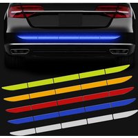 5pcs/set Car Sticker Reflective Warning Safety Tape Anti Collision Reflective Sticker for Automobile Trunk Exterior Accessories