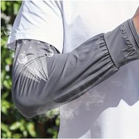 AliExpress NONE 1Pair Cooling Arm Sleeves Breathable Sun Protection Ice Slik Sleeves Summer Outdoor Sports Driving Cycling Sleeves Men Loose Arm
