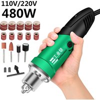220V 480W High-Power Engraver Electric Drill Engraving Rotary Tool 6-Position Variable Speed Polishing 26700RPM