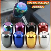 Universal Racing 5 Speed Aluminum Car Gear Shifter Knob Manual Transmission Gear Shift Knob Shift Lever Automatic Interior Parts