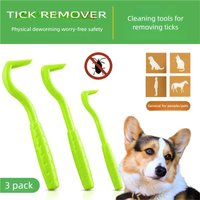 Pet Flea Remover Hook Tick Tweezer - Dog Cat Tick Pull Clamp Accessory Pet Mite Extractor Essential Pet Care Tool