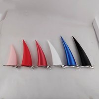 New Chainsawn Man Power Cosplay Costume Accessories Demon Devil Horn Hairpin Red Pink Black Blue Horns Color To Choose
