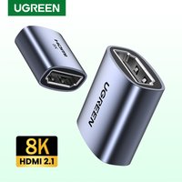 HDMI-Compatible Coupler 8K Female to Female Extension Cable Connector for PS5 PC TV Roku Stick Monitor Display HD 2.1 Connector