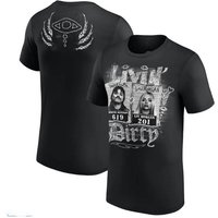 Black Dominik Mysterio & Liv Morgan Livin' Dirty T-Shirt