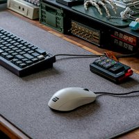 Keebox Flax Computer Keyboard Mouse Mat 90x40cm Shock Absorbtion Keyboard Customized Mat Customized Keyboard Pad 4mm Thickness