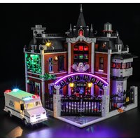 HPROSPER LED Light (No Model) For LEGO 76300 DC Arkham Asylum Decorative Lamp With Battery box