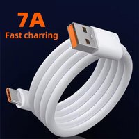 7A 100W Type C Cable Super Fast Charging Phone Charger Data Cord For Huawei P40 Mate 40 Honor Samsung Xiaomi Quick Charge Cable