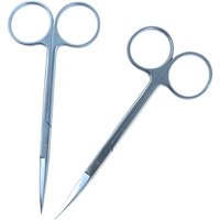 Ciseaux à Iris incurvés, Instrument médical et chirurgical, Instruments chirurgicaux en alliage de titane Extra tranchants et durables
