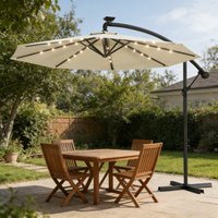Rotating Umbrella Lighting, Parasol, Cantilever Parasol, Garden Umbrella, Market Umbrella, Garden Umbrella Lamp