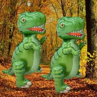 2pcs 3D Standing Dinosaur Balloon Cartoon T Rex Dino Foil Balloon for Party Decoration Kids Birthday Party Supplies