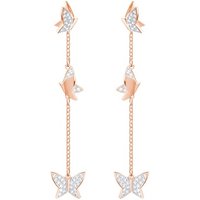 Swarovski Lilia Artificial Crystal Earrings Women's Rose Gold 5382364