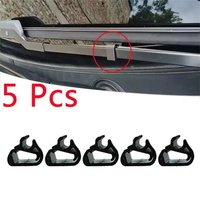 5Pcs Wiper Arm Spray Hose Clip For 3008 P84 5008 P87 408X C5 Aircross Black Plastic Buckle Replace 1617040080