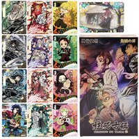 Demon Slayer Collection Card Creative Fun Musical Instrument Theme Cute Q-Version Card Toy for Friends' Birthday Surprise Gifts