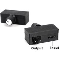4 Pin Fan Speed Controller PWM Fan Governor USB to Type C Power Supply DIY Water-Cooled Radiator Water Pump Converter Adapter