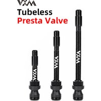 AliExpress VXM Bicycle Vacuum Tire Presta Valve Aluminum Alloy 45/65/85mm Anti-Corrosion Easy Install Seal Road Bikes Removable Valve Core