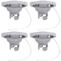 4pcs Air Valve Cover for Paddleboard Inflatable Boat Plugs Kayak Wear-resistant Replaceable Caps Fits Surfboard dinghy Premium