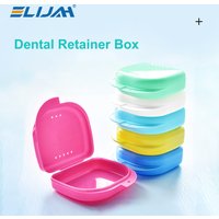1PCS Orthodontic Denture Storage Container Dental Teeth Retainer Box Denspay Health Care Braces Case Mouth Guard Container