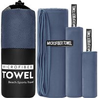 1PC Sports Microfiber Quick Dry Pocket Towel Yoga Beach Towel Portable Ultralight Absorbent Towel for Swimming Pool Gym Fitness