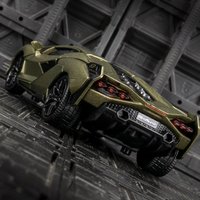 1:32 Lamborghini sian alloy racing model car doors and trunk that can be opene has simulated sound and lighting functions