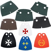 5pcs/lot MOC Accessories Cloak Scarf Skirt Movie Animation Action Figure DIY Decoration Cape Building Blocks Toys For Children