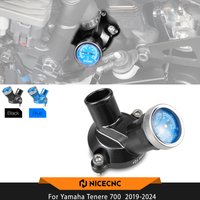 For Yamaha Tenere 700 /XTZ700 2019-2024 Tenere 700 2024 NICECNC Thermostat Cover Water Temperature Gauge Tenere 700 Accessories