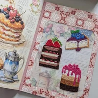Personalized Handmade Recipe Journal Paper Diary Record Delicious Food Cooking Journal Recipe Book Gifts Home Kitchen Notebook