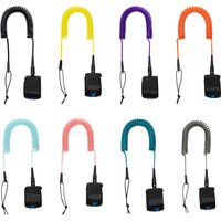 Coiled SUP Leash 10FT SUP Paddle Board Leash 5.5mm Thick Stand Up Paddle Board Leg Rope for Paddleboard Shortboard Longboard