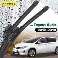 Silicone & rubber Front Wiper Blades Set For Toyota Auris E180 2012 - 2018 Windshield Windscreen Window Brush 26"+14"