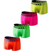 Mens Boxer Sexy Underwear Calzoncillos Boxer Briefs Mesh Soft Underpants Male Panties Pouch Shorts Ice Silk Swim Pants Short