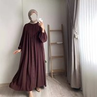 Dress Abaya Women Modest Vestidos Saudi Arab Long Robe Button Islam Dresses Ramadan Morocco Dubai Eid Muslim Abayas Kaftan