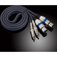 Dual RCA Male to Dual XLR Male Female Audio Cable, 2 RCA to 2 XLR Female Patch Cord for Mixer, Amplifier, Microphone, Speaker