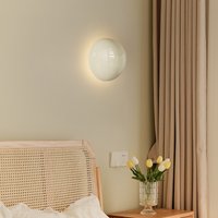 Cream Style Minimalist Wall Lamps Bedroom Bedside Round Atmosphere Lamp Medieval Bauhaus Living Room Study Background Wall Lamp image 4