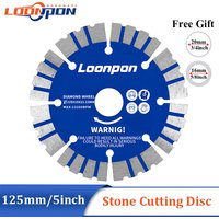 125mm 5 Inch Diamond Cutting Disc Segment Circular Saw Blade for Dry-Cut Concrete Ceramic Brick Marble 5"