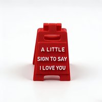 Mini Edition Decorative Sign with "I Love You" Logo Mini "I Love You" Sign Valentine's Day Gift