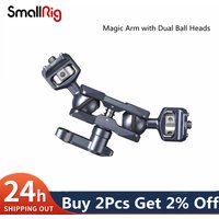 SmallRig Magic Arm with Dual Ball Heads (1/4-20 Screws /1/4-20 Screws and ARRI locating Screw/NATO Clamp) 3873/3874/3875