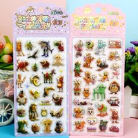 AliExpress Charile 5pcs Funny Tung Tung Sahur Italian Brainrot 3D Relief Stickers Waterproof DIY Luggage Bike Cute Animal Decoration Bubble Decals