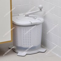 Hand-cranked, battery-free manual washing machine, dormitory portable washing and drying all-in-one small laundry handy Y-9155
