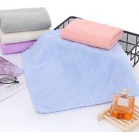 10pcs kerchief Ultra Soft Coral Fleece Newborn Feeding Bath Towel B Gentle Skin Friendly Bright Colors