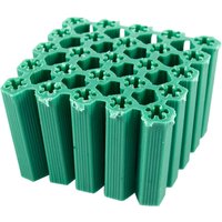 Mounting screws green 6 mm non-slip plastic dowel 100 pieces TQ
