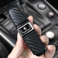 Skoda Car Glasses Case Auto Sun Visor Glasses Holder Sunglasses Clip Card Ticket Holder Pen Case Clip Box Universal Accessories
