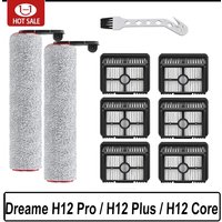 Dreame H12 Pro / H12 Plus / H12 Core Soft Brush Spare Parts Wet Dry Vacuum Cleaner Roller Hepa Filter Accessories