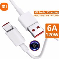 Original Xiaomi 6A 120W USB C-type ultra fast charging cable Xiaomi Mi 13 12 Pro Realme POCO 12 Turbo fast charging data cable
