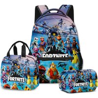 New Fortnite Game Backpack Anime Schoolbag Student Shcool Bags Supplies Cosplay Pencil Bag Kawaii Lunch Bag Birthday Gift